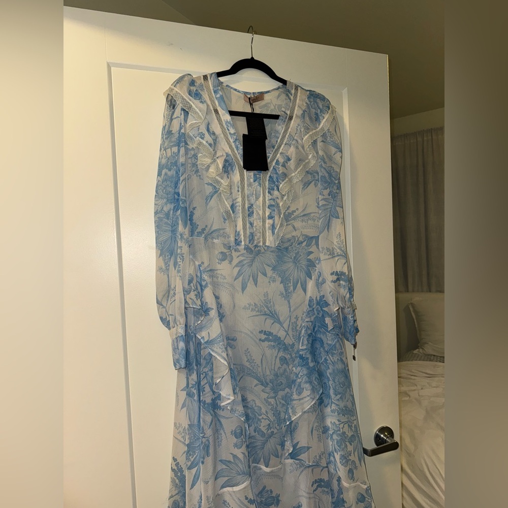 Twin-Set Blue and White Floral dress